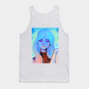 Floga fire mage portrait Tank Top